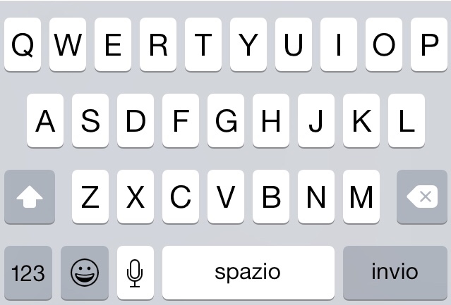 Come aggiungere accento a una lettera su iPhone