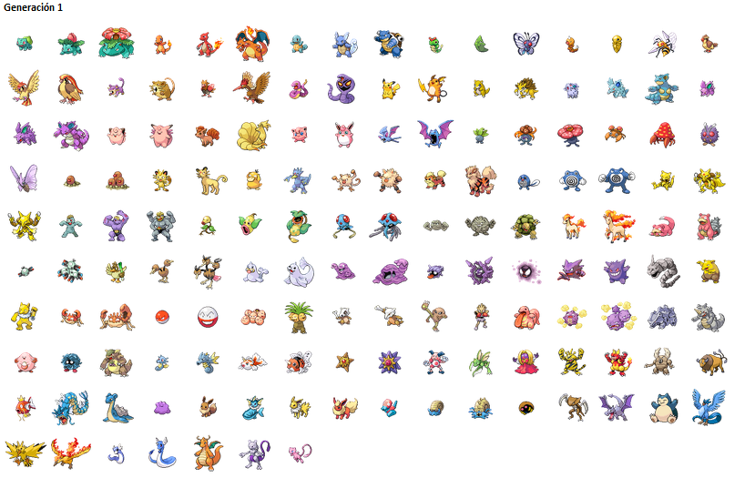 Pokémon Sprites+de+pokemon+primera+generacion