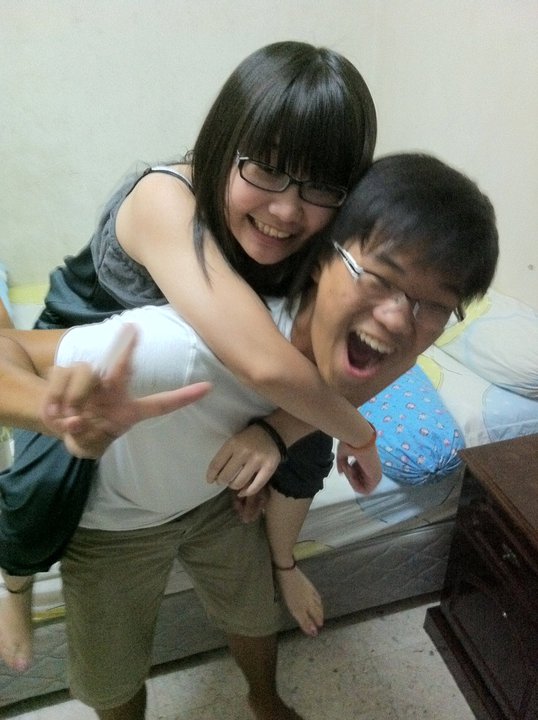 With Dear WennHao cousin.