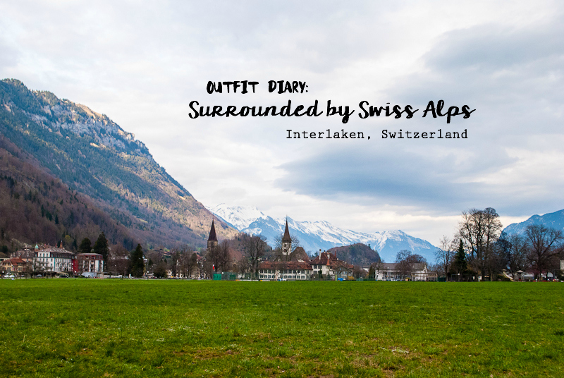 Greenery and mountains in Interlaken Images of the scenery in interlaken