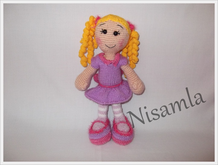 nisamla amigurumi sarışın bebek (amigurumi doll)