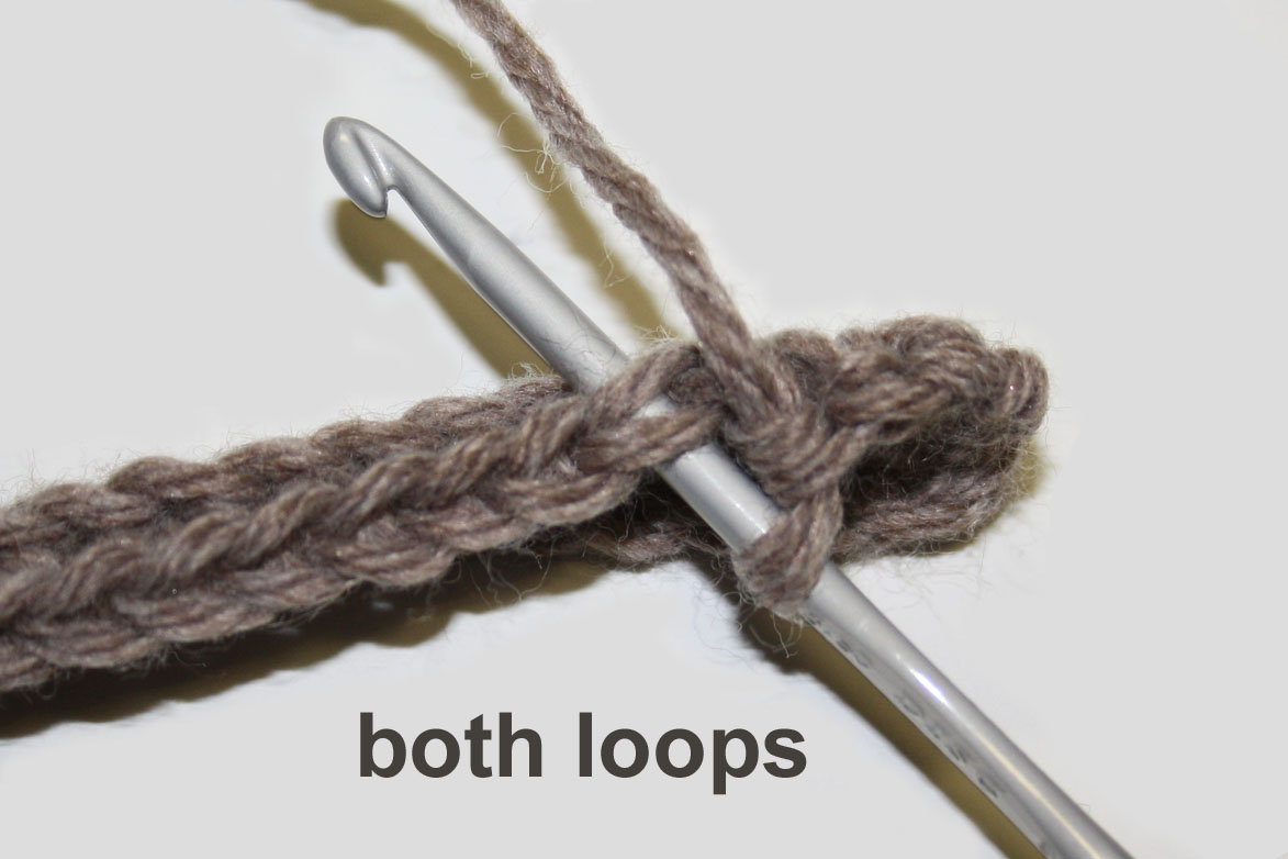 ... ?cute design shop: how to crochet in the back or front loops only