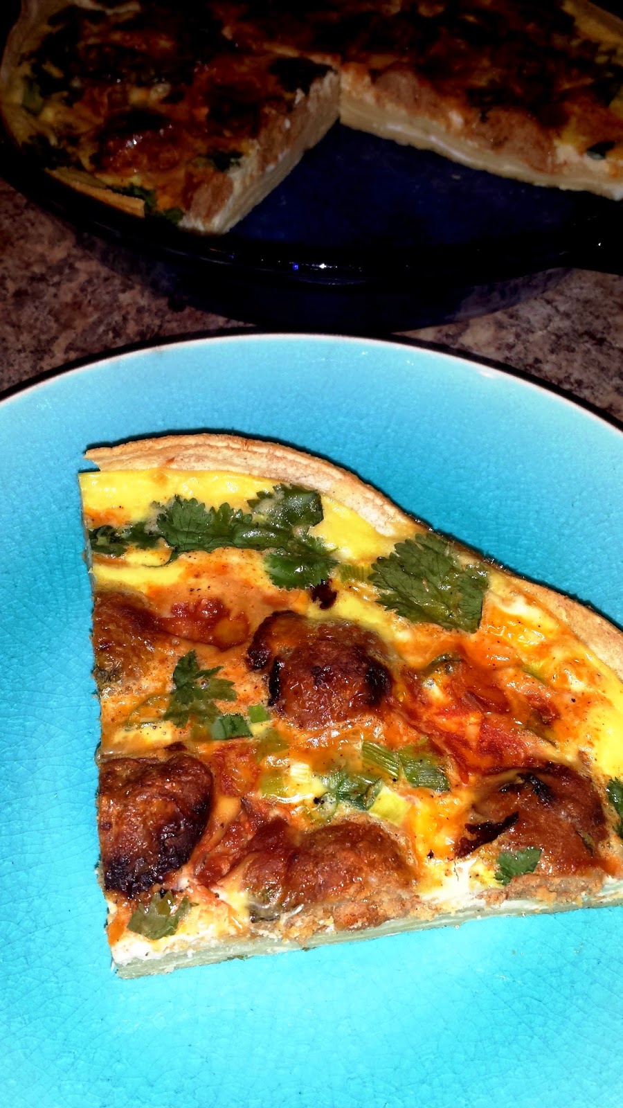 Rebecca's Amazing Creations Turkey Taco Meatball Quiche