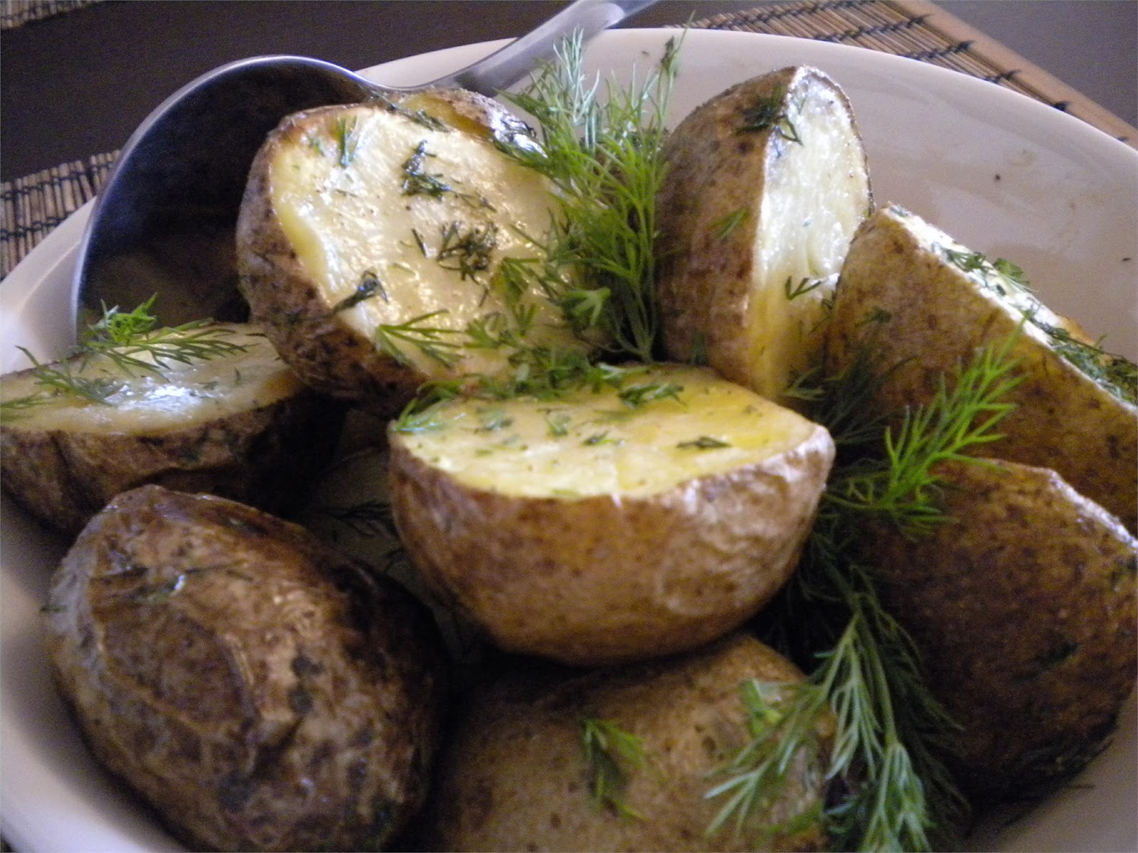 Cookingaround Dill Roasted Potatoes, No Fuss Healthy.
