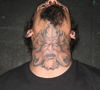 Styles Ink: simple neck tattoos for men