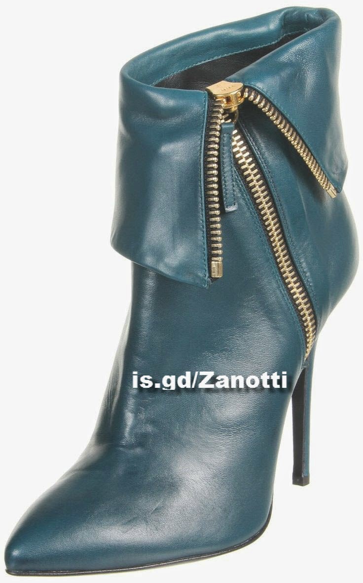 Giuseppe Zanotti Women's Side Zip Fold-Over Ankle Bootie