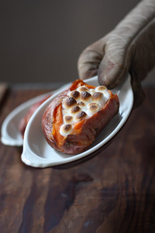 E.A.T.: Baked Sweet Potato With Marshmallows