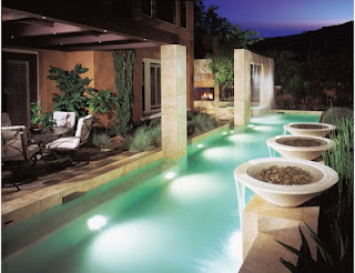 gambar desain kolam renang mewah dan modern rumah