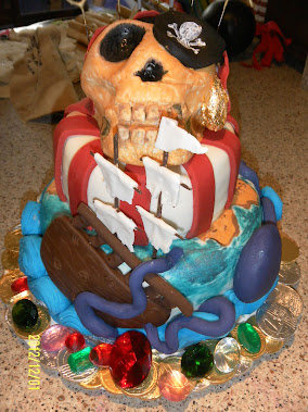 Oscar's 11th Birthday Pirate Cake