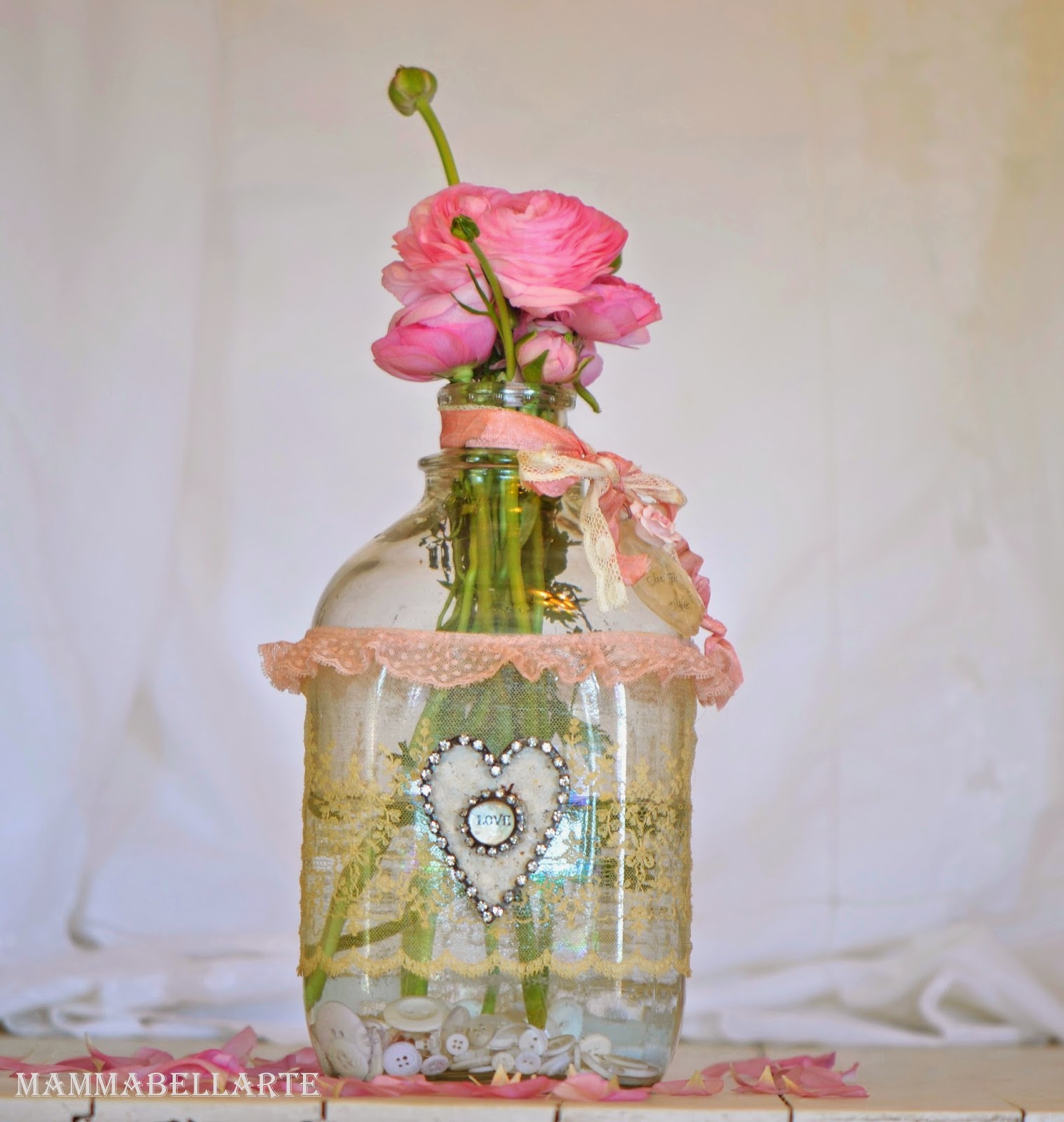 Mammabellarte DECORATING OLD BOTTLES