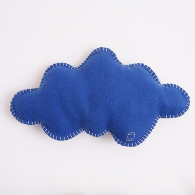 Blue Cloud Cushion by Knots