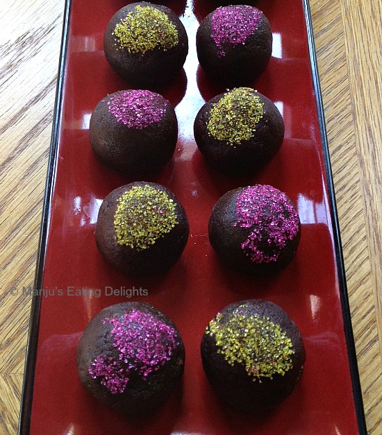 Manju's Eating Delights Chocolate Cake Pops and Cake Truffles