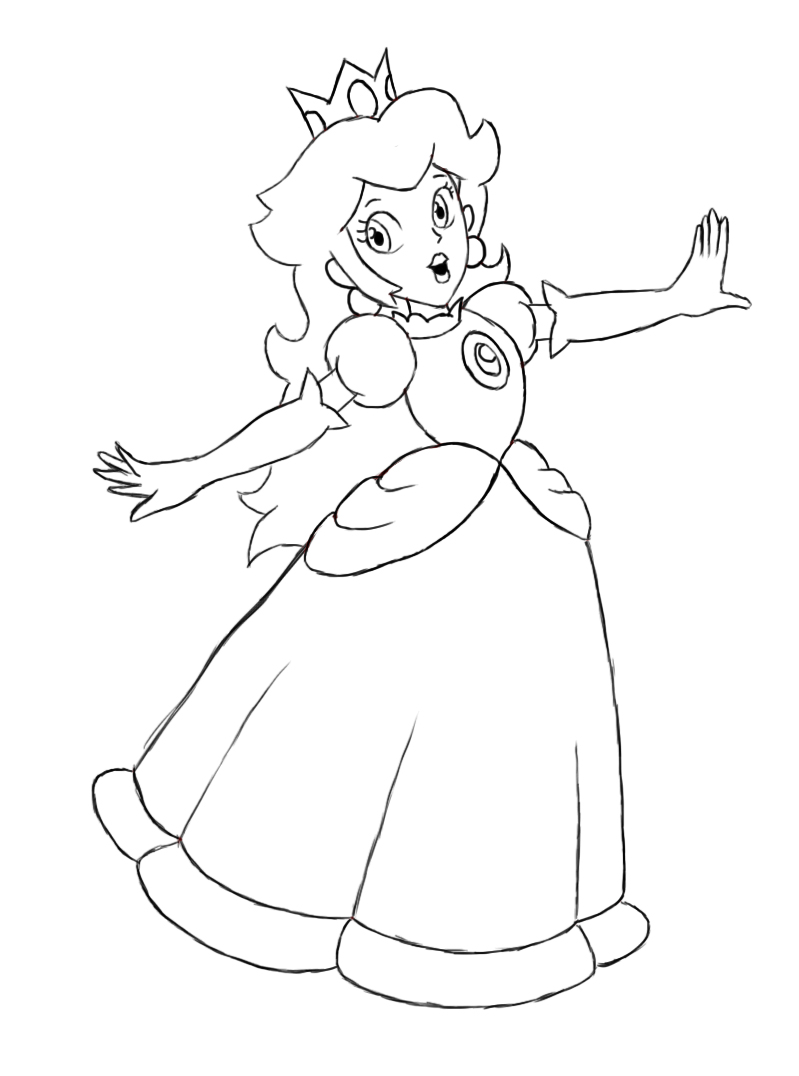 Easy Princess Drawing