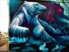 WALL MURALS OF POLAR BEARS IN DENVER