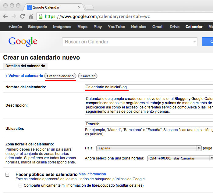 Blogger y Google Calendar iniciaBlog Te ayuda con Blogger para