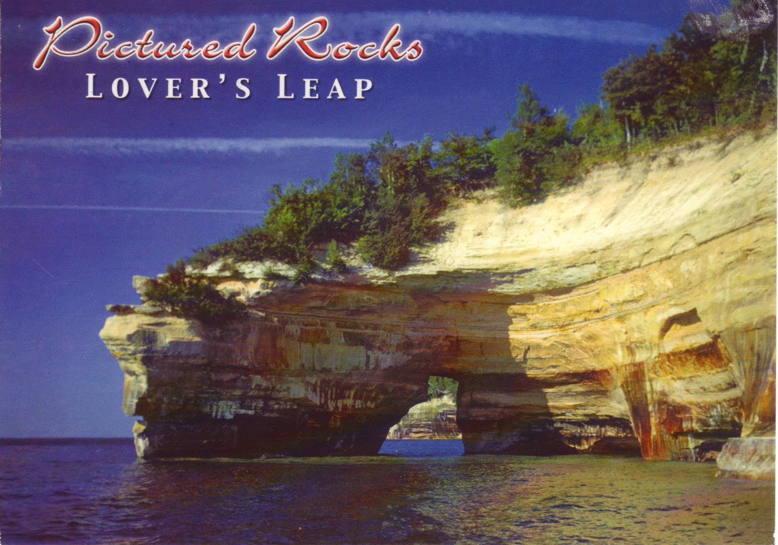 The World In Postcards Sabine S Blog Lover S Leap Michigan