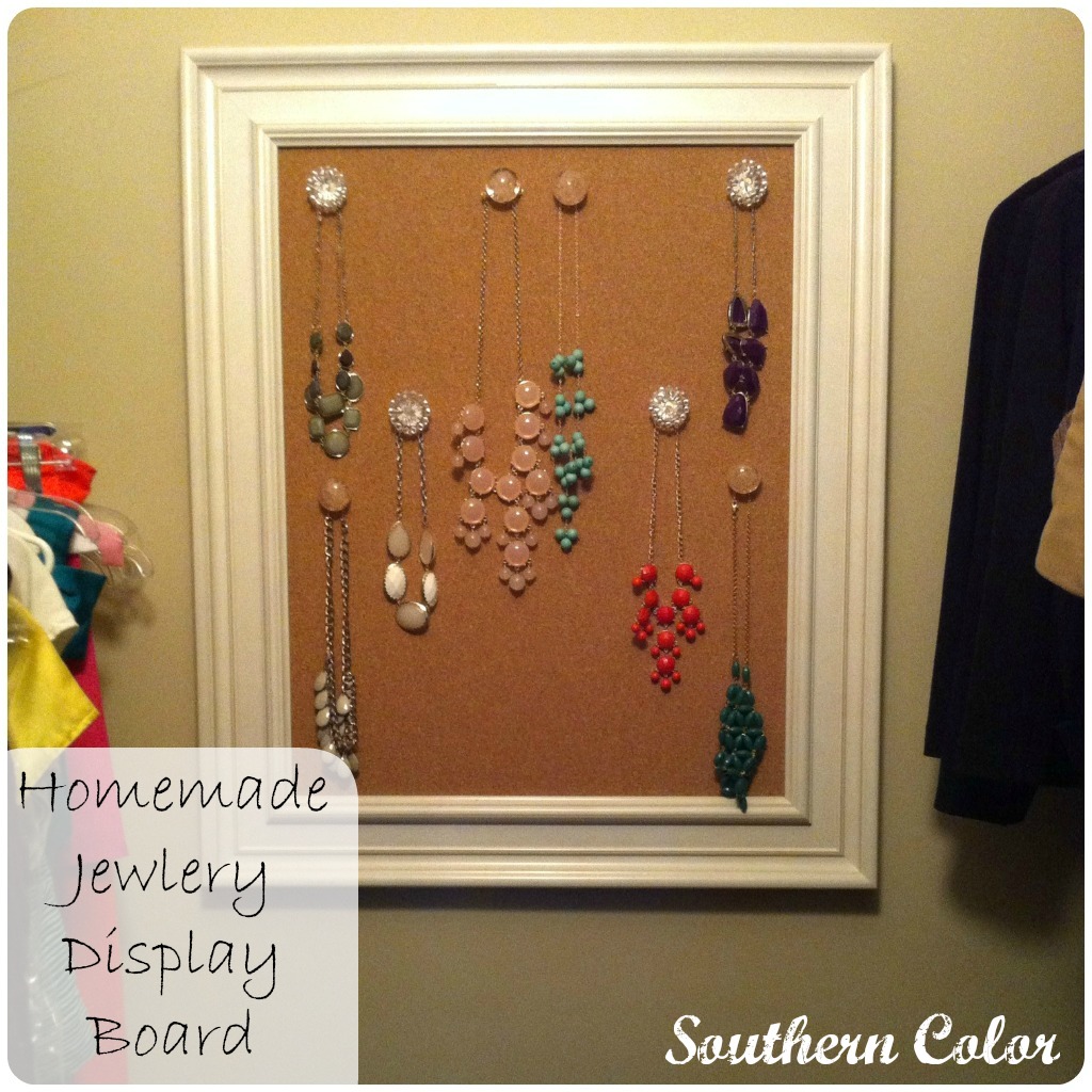 Southern Color Homemade Jewlery Display Board