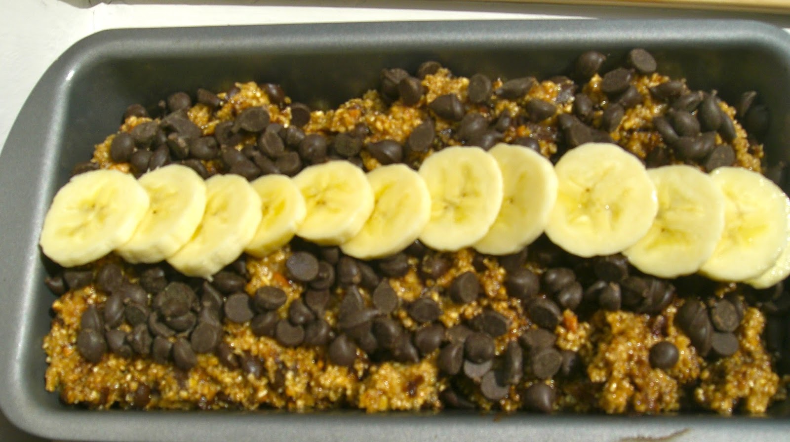 Chocolate Chip Peanut Butter Oatmeal Banana Bread