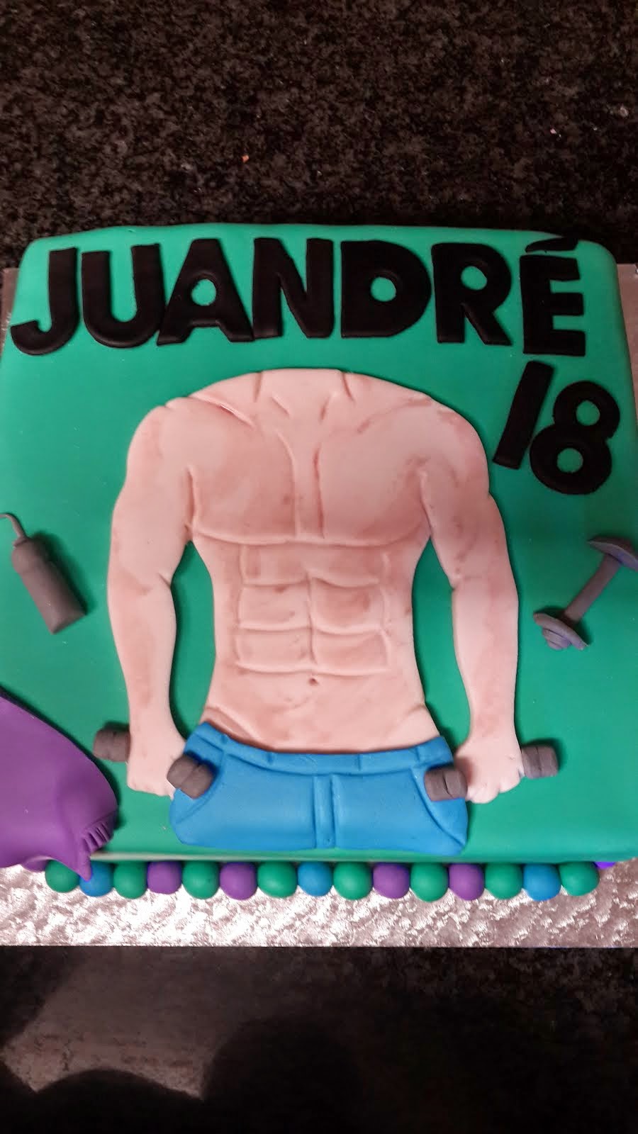 Juandre's 18th Birthday cake