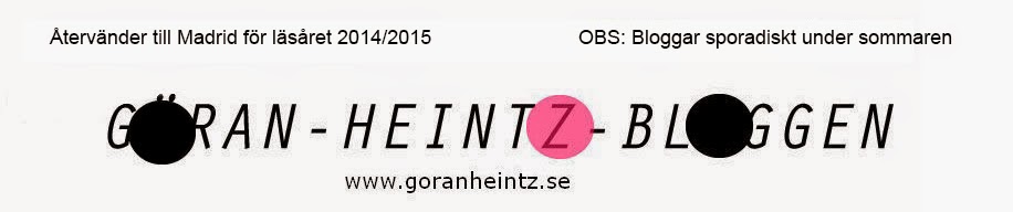 Carl Göran Heintz - Livet, resa, mat, arkitektur, entreprenörskap, gambling osv.