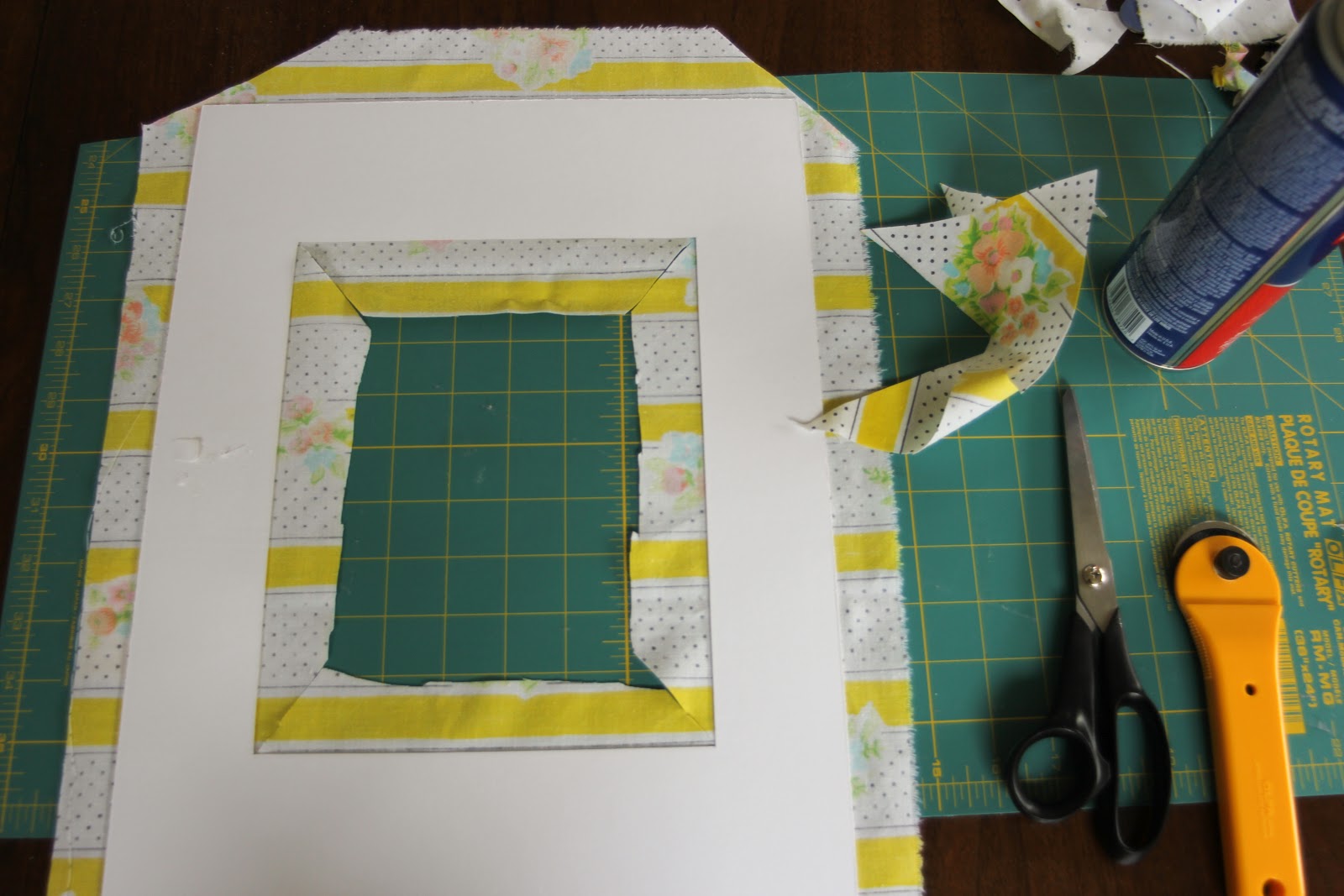 a bit of sunshine make something monday fabric covered photo mats