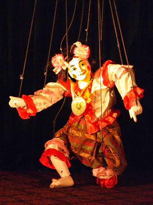 Htwe Oo Myanmar traditional puppet theatre