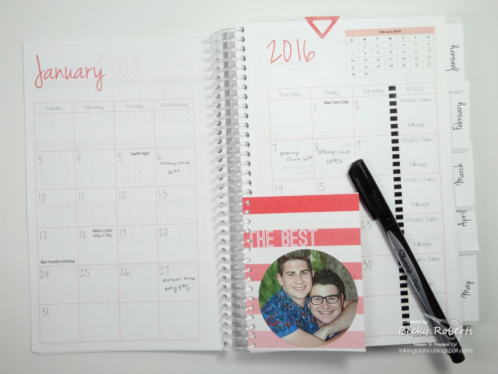 Inking Idaho The Printed Planner