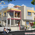 Duplex House Plan and Elevation - 2310 Sq. Ft.