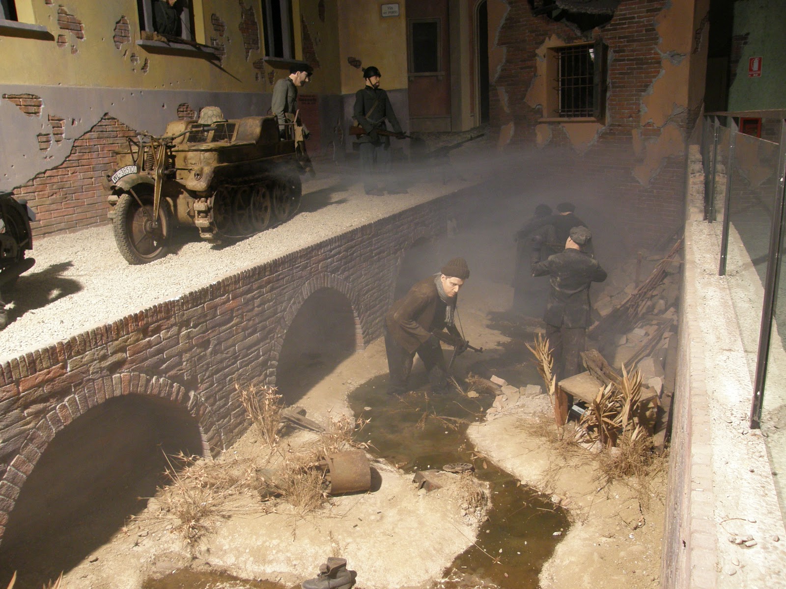 Perticolare del diorama che rap...
