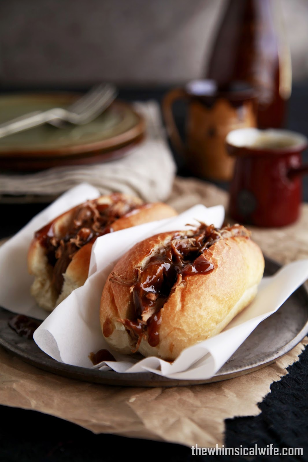 Shredded Beef & Gravy Roll The Whimsical Wife