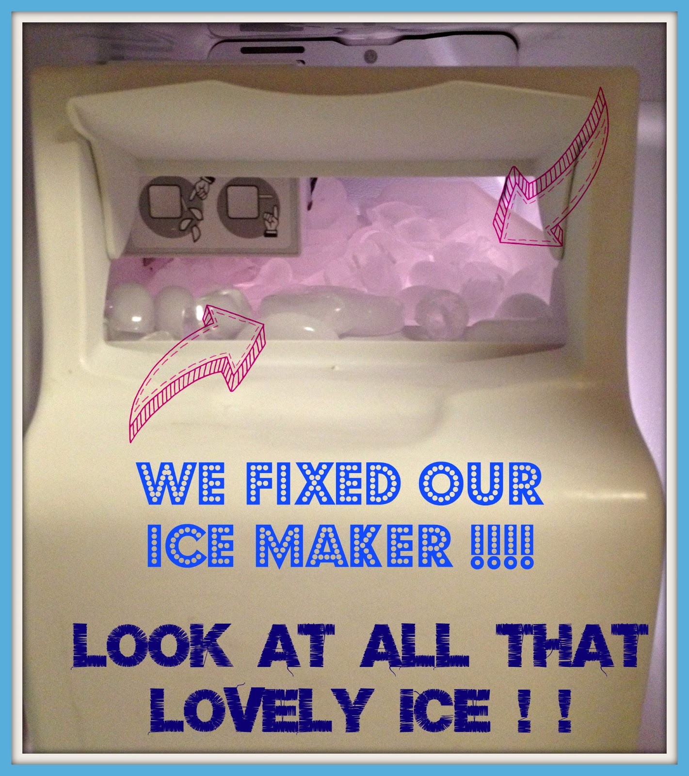 Crafty in Crosby We Fixed our Ice Maker!!!