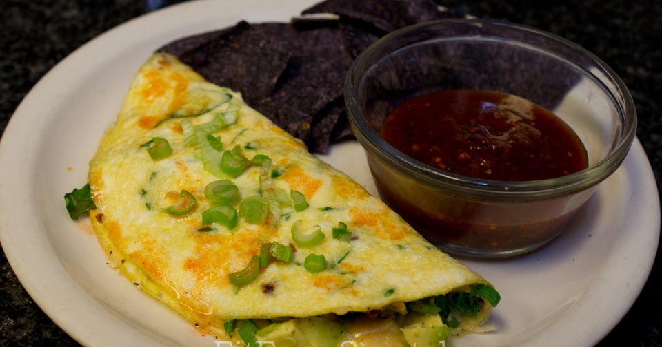 Fit From Scratch Turkey Bacon, Spinach & Avocado Omelet