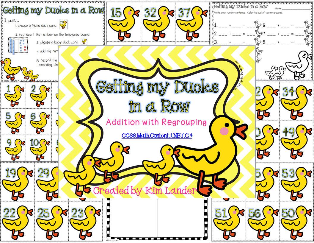 http://www.teacherspayteachers.com/Product/Getting-My-Ducks-in-a-Row-Common-Core-Aligned-1182594