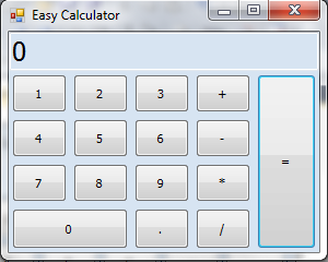 ... it is our target is to create a working calculator similar to this one