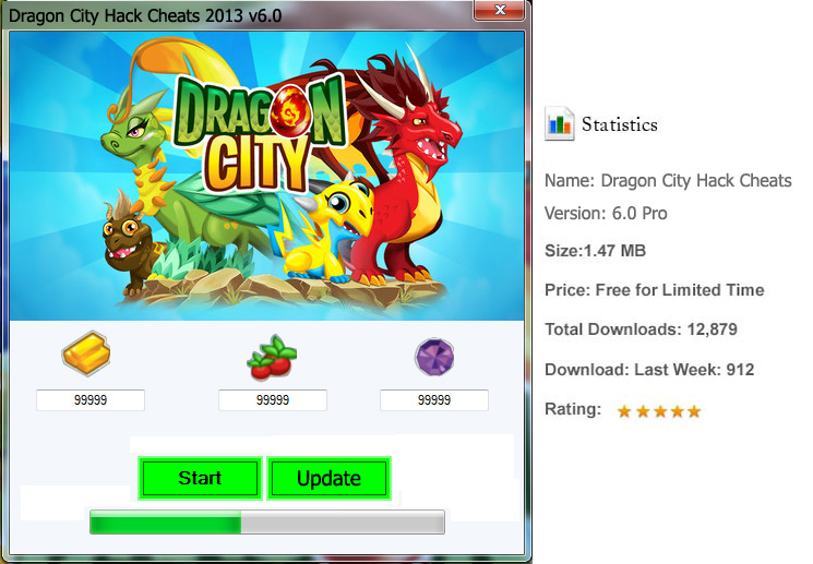 Dragon City Hack Version 3.1