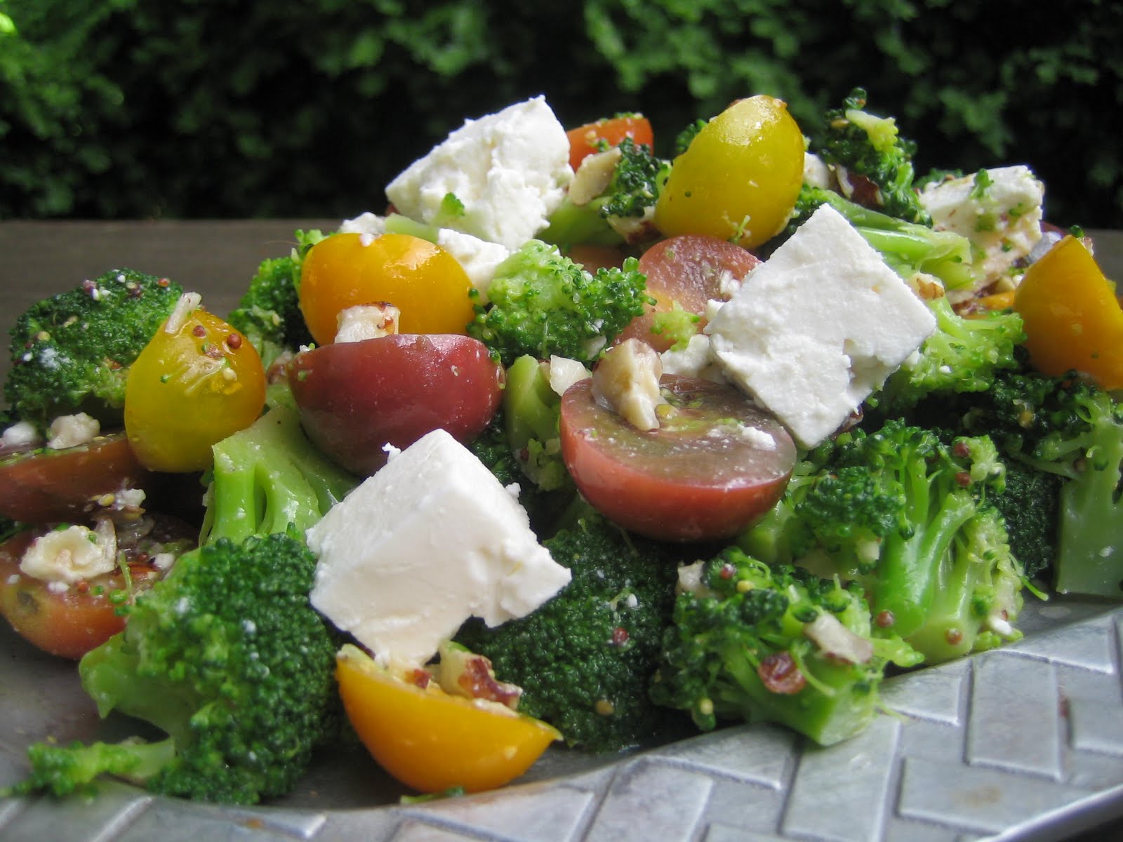 Blue Kale Road Salad Days Kale Herb, Broccoli Tomato Feta and Carrot