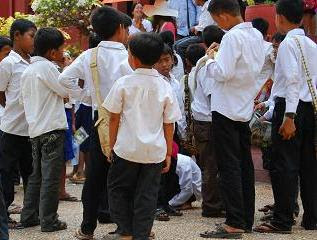 Cambodia future depended on these children high quality educations and land protection by Cambodian