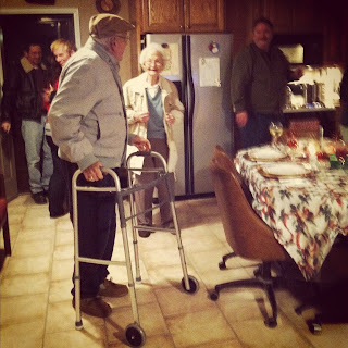 Grandpa With Walker