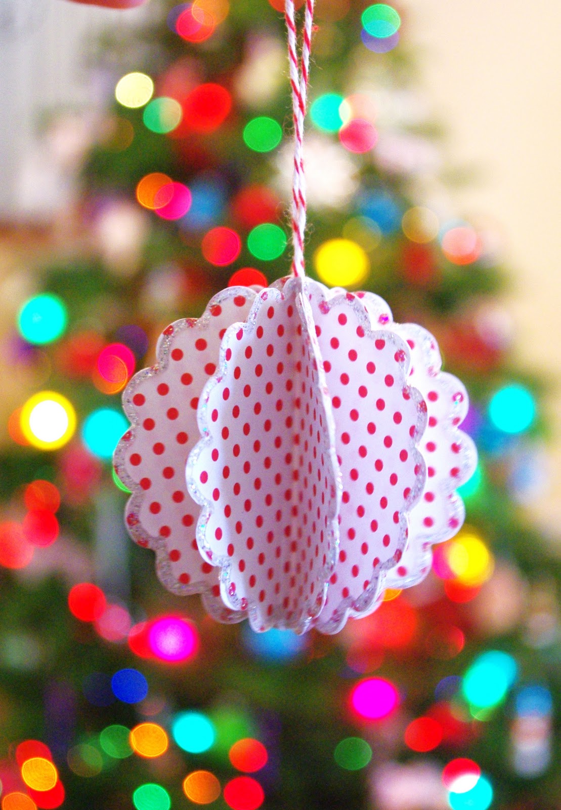 Paper Globe Ornament