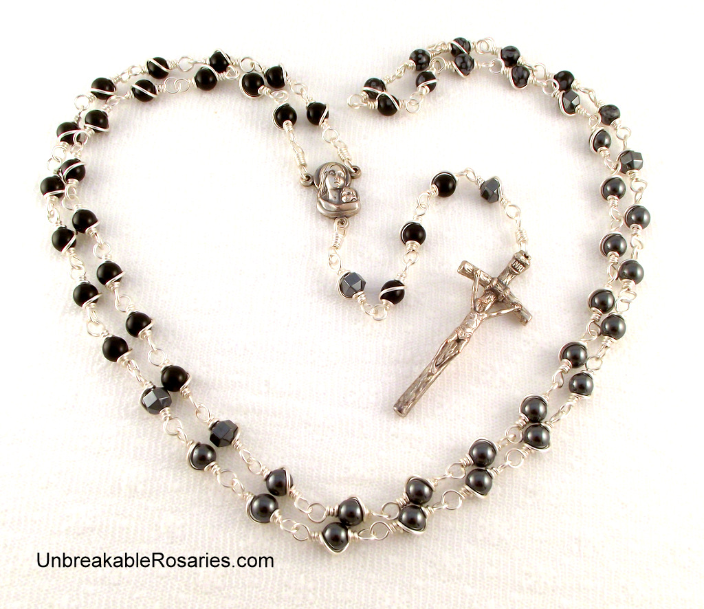 Etsy Rosary Guild Team Rosary Repair Cabled To WireWrapped by