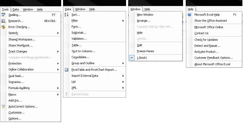 Menu Dan Ikon Pada Perangkat Lunak Pengolah Angka Sangpengajar Com