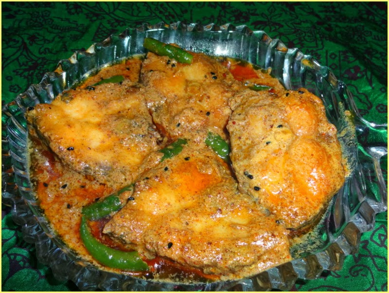 Bon Appetit Ilish Fish In Mustard Sauce (Ilish Macher Sorse Batar jhal)