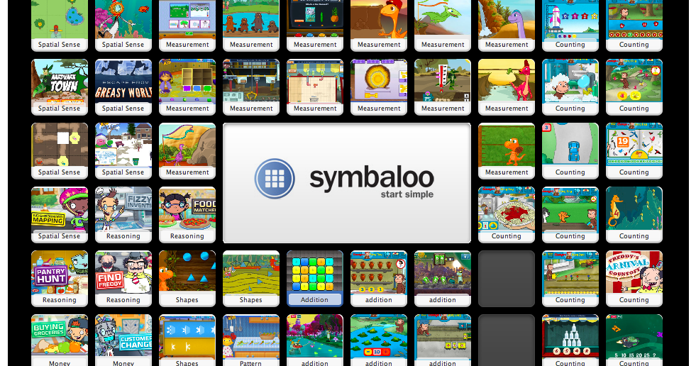 DCG Elementary Libraries Symbaloo Featuring PBS's Math Games