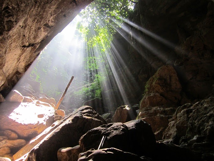 end of cave journey exit-side-of alu-tila
