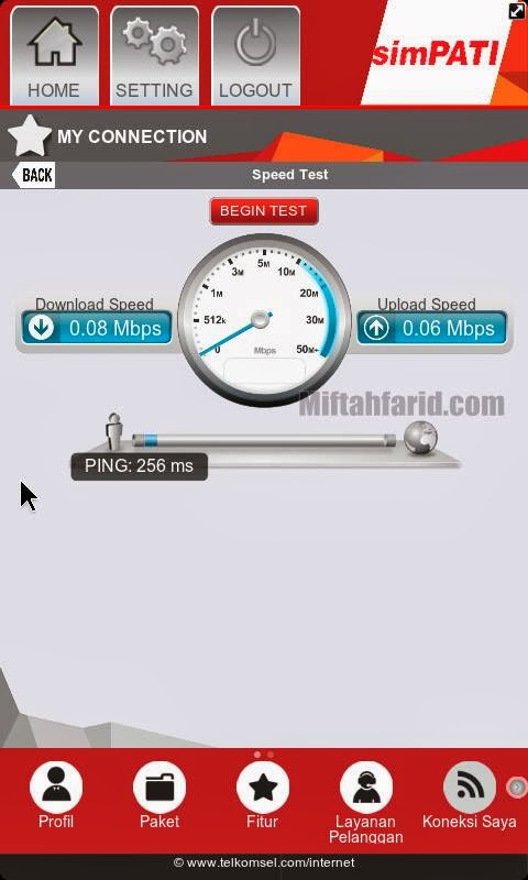 Test Speed MyTelkomsel Test Speed MyTelkomsel