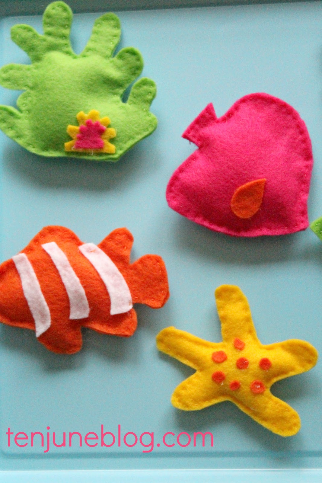Ten June {DIY} Felt + Aquarium Board