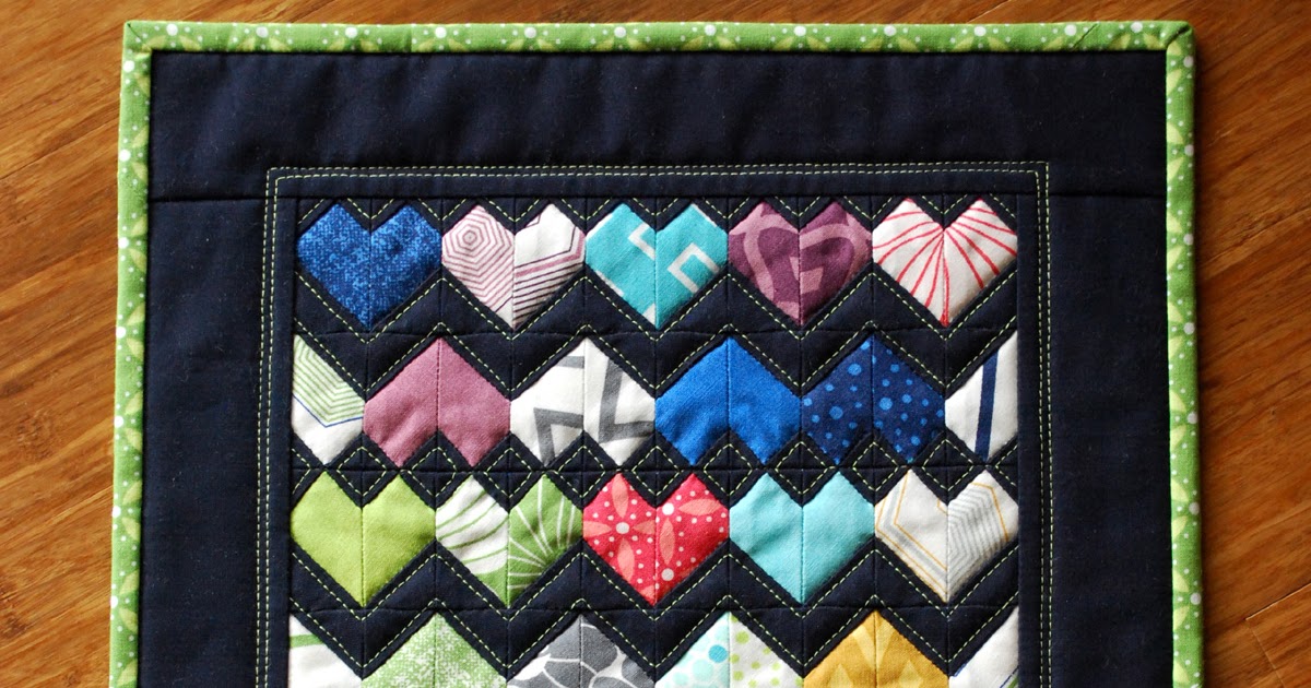 Hope's Quilt Designs ZigZag Love in Miniature