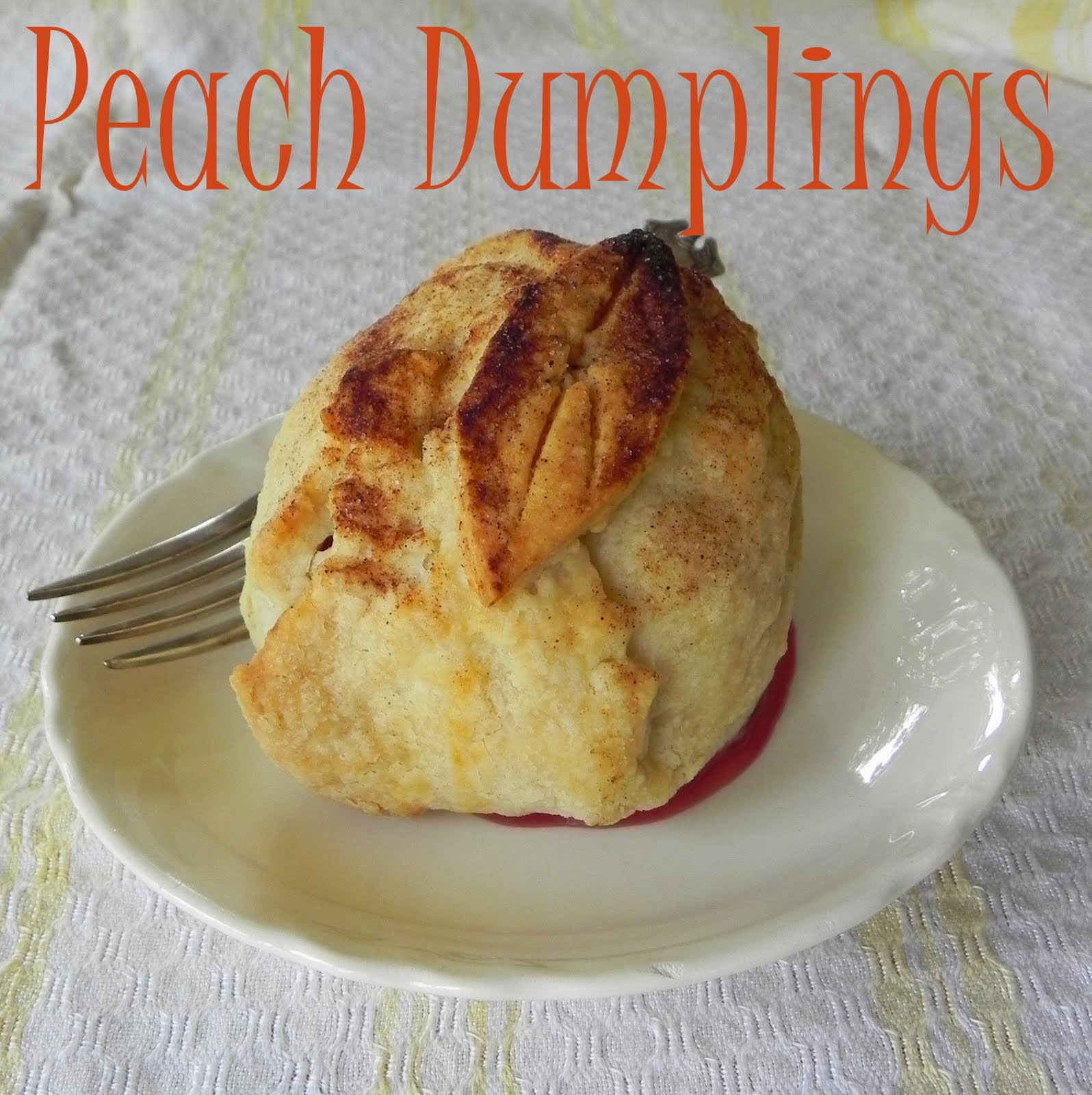 Gift of Simplicity Peach Dumplings