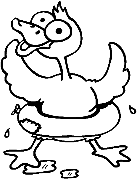 Baby Ducks Coloring Pages Pictures title=