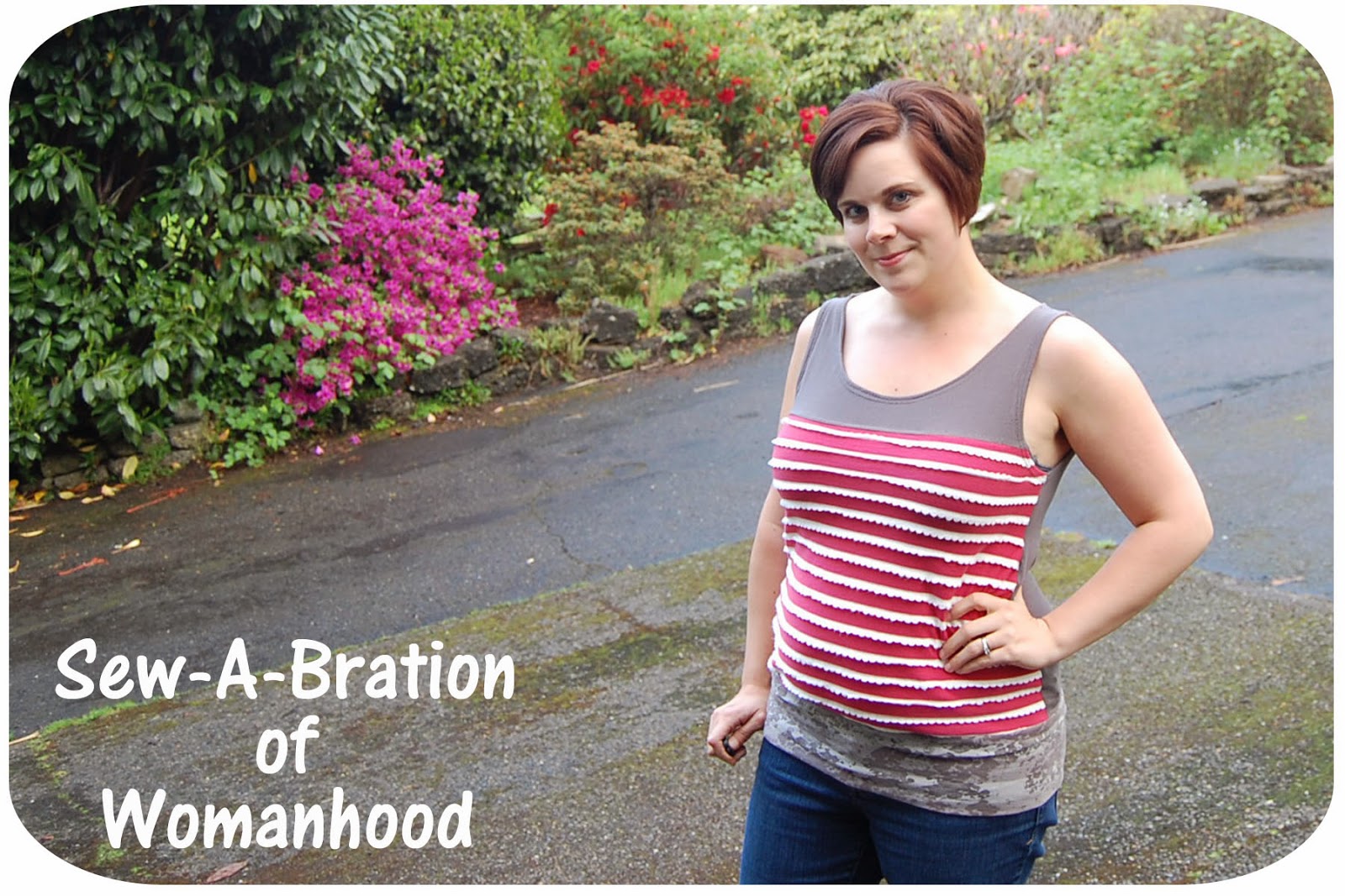 Sew&Tell with Mama Eggo - sew-a-bration of womanhood - tank with band